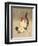 Rooster and Hen-Bairei Kono-Framed Giclee Print