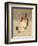 Rooster and Hen-Bairei Kono-Framed Giclee Print