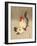 Rooster and Hen-Bairei Kono-Framed Giclee Print