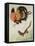 Rooster and Weasel-Koson Ohara-Framed Premier Image Canvas