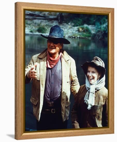 Rooster Cogburn (1975)-null-Framed Stretched Canvas