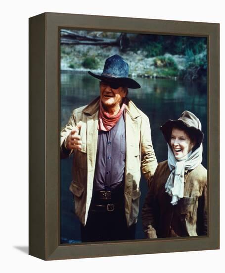 Rooster Cogburn (1975)-null-Framed Stretched Canvas