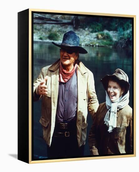 Rooster Cogburn (1975)-null-Framed Stretched Canvas