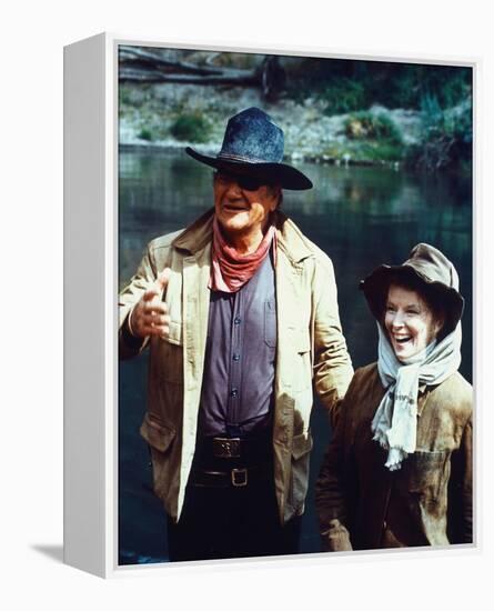 Rooster Cogburn (1975)-null-Framed Stretched Canvas