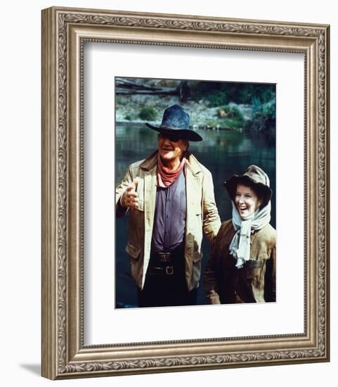 Rooster Cogburn (1975)-null-Framed Photo