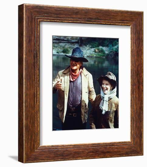 Rooster Cogburn (1975)-null-Framed Photo