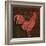 Rooster Damask 1-Diane Stimson-Framed Art Print