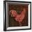 Rooster Damask 1-Diane Stimson-Framed Art Print