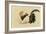 Rooster, Hen, and Chicks, Meiji Era, 1870-79-Shibata Zeshin-Framed Giclee Print