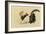 Rooster, Hen, and Chicks, Meiji Era, 1870-79-Shibata Zeshin-Framed Giclee Print