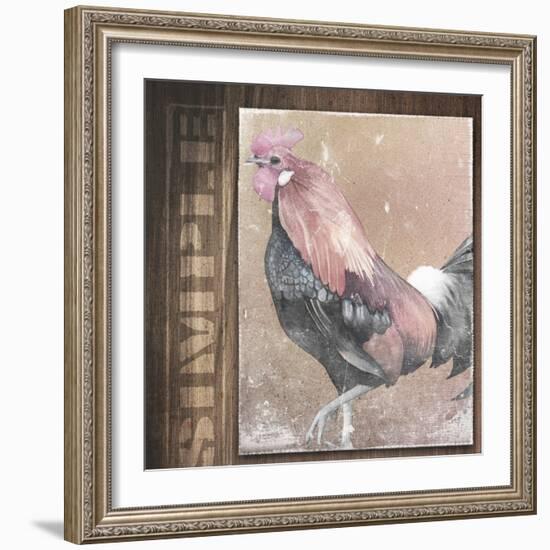 Rooster I-Kory Fluckiger-Framed Giclee Print