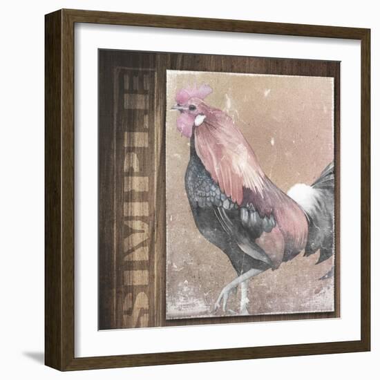 Rooster I-Kory Fluckiger-Framed Giclee Print