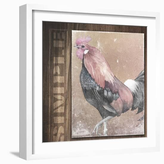 Rooster I-Kory Fluckiger-Framed Giclee Print