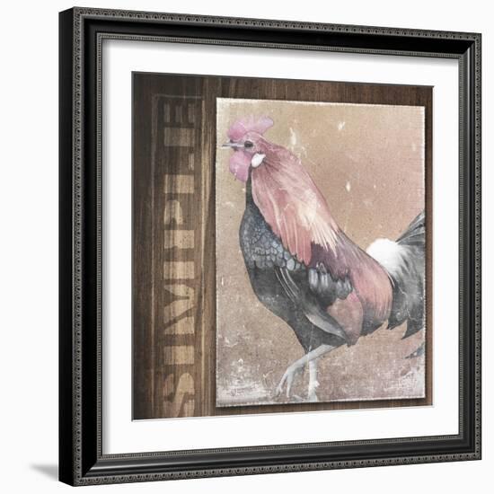 Rooster I-Kory Fluckiger-Framed Giclee Print