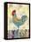 Rooster on a Fence II-Ingrid Blixt-Framed Stretched Canvas