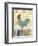 Rooster on a Fence II-Ingrid Blixt-Framed Premium Giclee Print