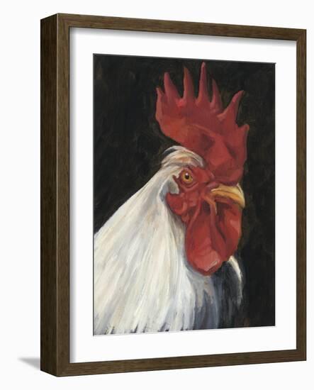 Rooster Portrait I-null-Framed Art Print