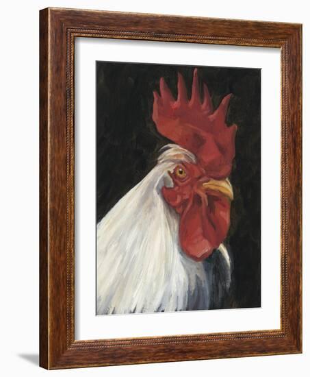 Rooster Portrait I-null-Framed Art Print