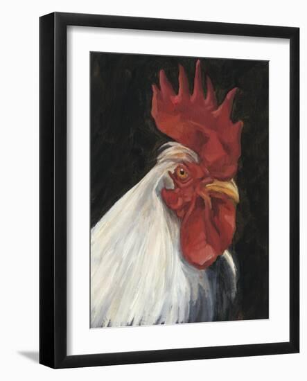 Rooster Portrait I-null-Framed Art Print