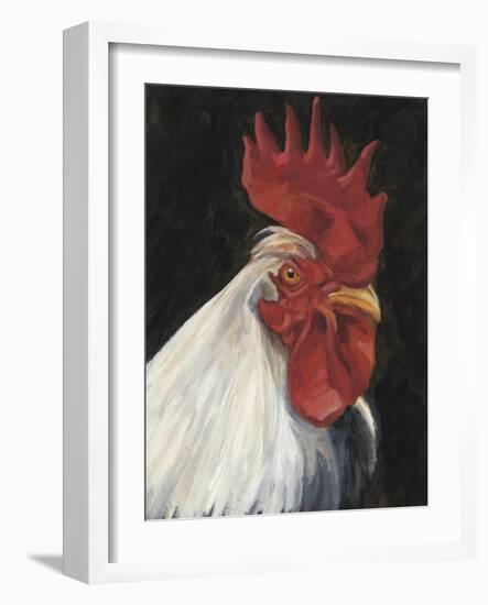 Rooster Portrait I-null-Framed Art Print