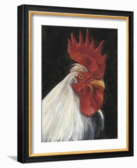 Rooster Portrait I-null-Framed Art Print