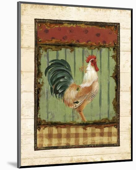 Rooster Portraits I-Daphne Brissonnet-Mounted Giclee Print