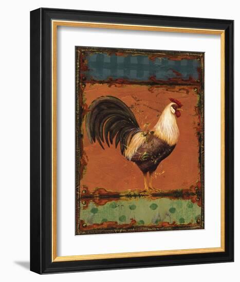 Rooster Portraits III-Daphne Brissonnet-Framed Art Print