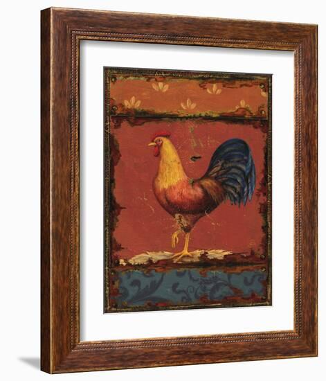 Rooster Portraits IV-Daphne Brissonnet-Framed Art Print