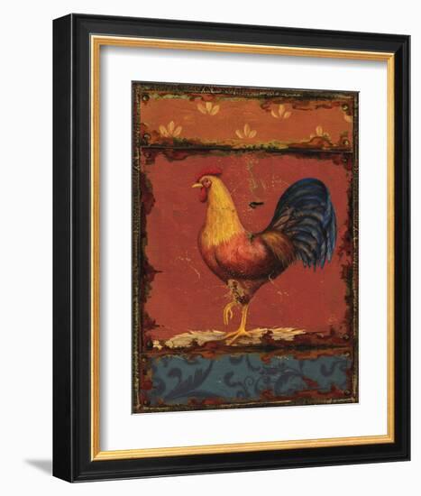 Rooster Portraits IV-Daphne Brissonnet-Framed Art Print