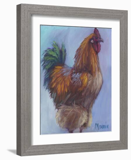 Rooster Red-Marnie Bourque-Framed Giclee Print