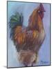 Rooster Red-Marnie Bourque-Mounted Giclee Print