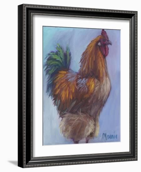 Rooster Red-Marnie Bourque-Framed Giclee Print