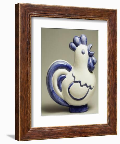 Rooster-Shaped Humidifier, Ceramic-null-Framed Giclee Print