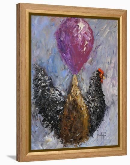 Rooster with Baloon-Joseph Marshal Foster-Framed Stretched Canvas