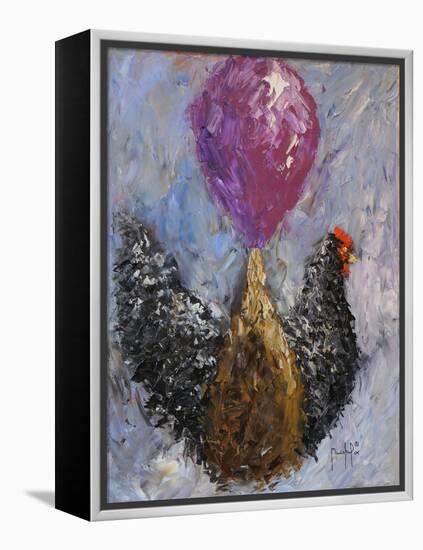Rooster with Baloon-Joseph Marshal Foster-Framed Stretched Canvas