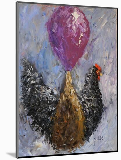 Rooster with Baloon-Joseph Marshal Foster-Mounted Art Print