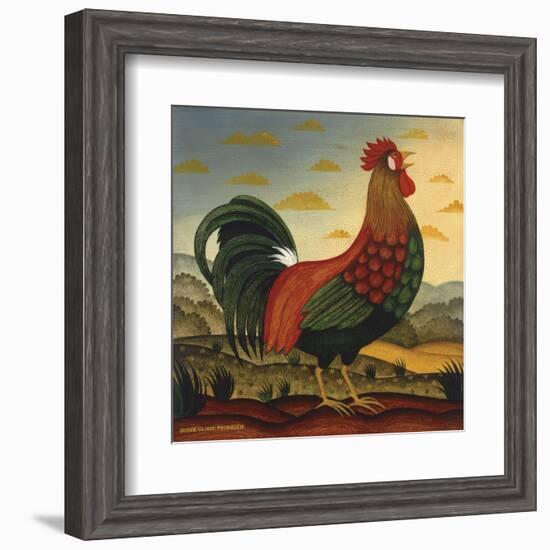 Rooster-Diane Ulmer Pedersen-Framed Art Print