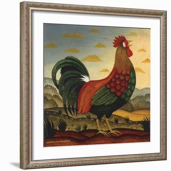 Rooster-Diane Ulmer Pedersen-Framed Art Print