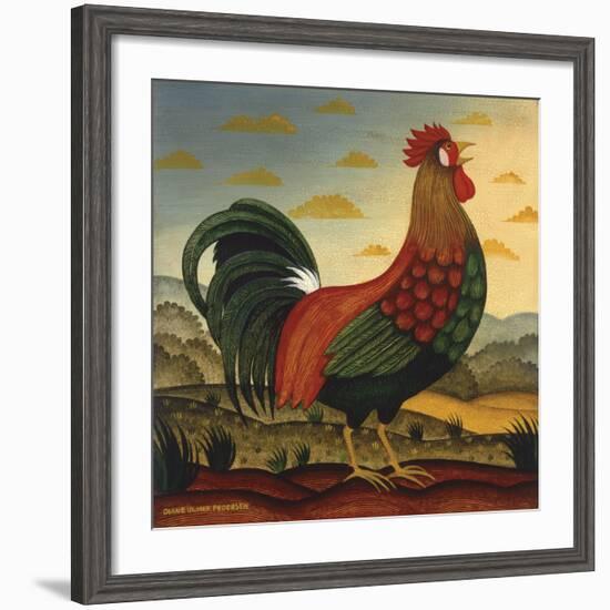 Rooster-Diane Ulmer Pedersen-Framed Art Print