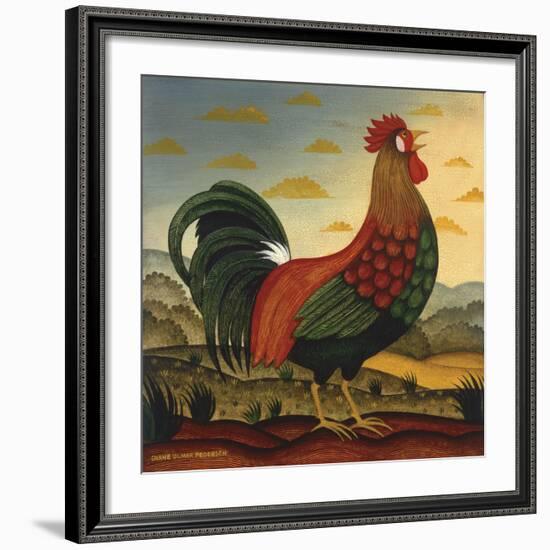 Rooster-Diane Ulmer Pedersen-Framed Art Print