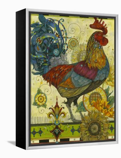 Rooster-David Galchutt-Framed Premier Image Canvas