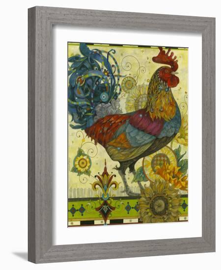 Rooster-David Galchutt-Framed Giclee Print