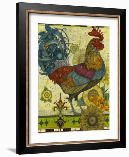 Rooster-David Galchutt-Framed Giclee Print