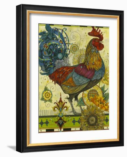 Rooster-David Galchutt-Framed Giclee Print