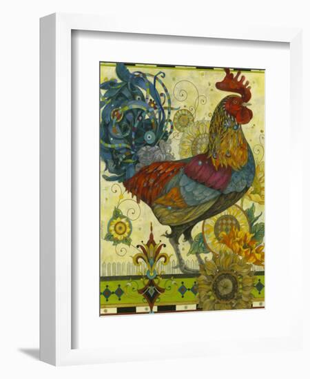 Rooster-David Galchutt-Framed Giclee Print