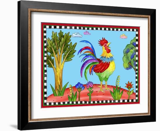 Rooster-Helen Lurye-Framed Giclee Print