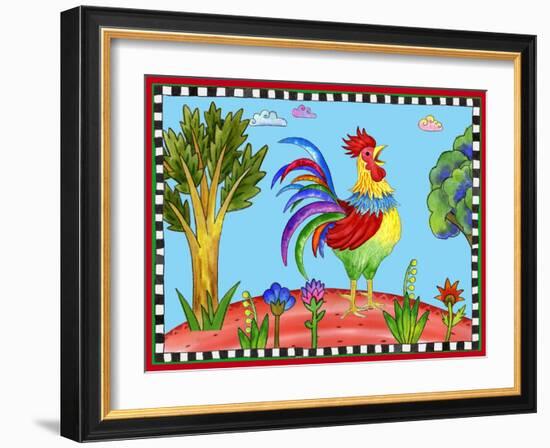 Rooster-Helen Lurye-Framed Giclee Print