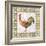 Rooster-Lisa Audit-Framed Giclee Print