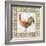 Rooster-Lisa Audit-Framed Giclee Print