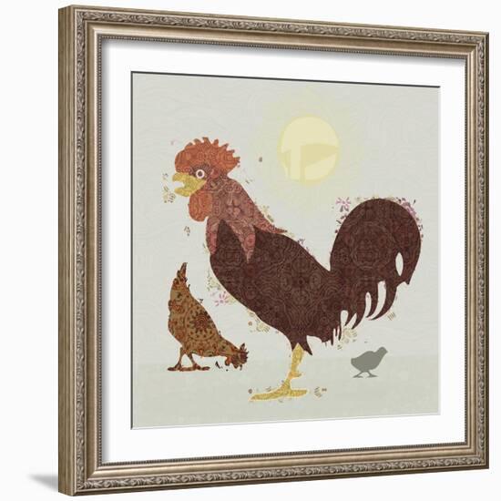 Rooster-Teofilo Olivieri-Framed Giclee Print